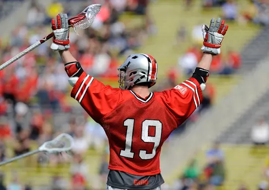 Ohio State University men's lacrosse defeats Michigan, 13-8, Sunday, April 12, 2015 at Michigan Stadium.