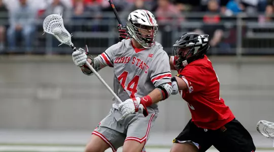 Ohio State men's lacrosse vs Maryland Saturday, April 20, 2019, in Columbus, Ohio. (Photo/Jay LaPrete)