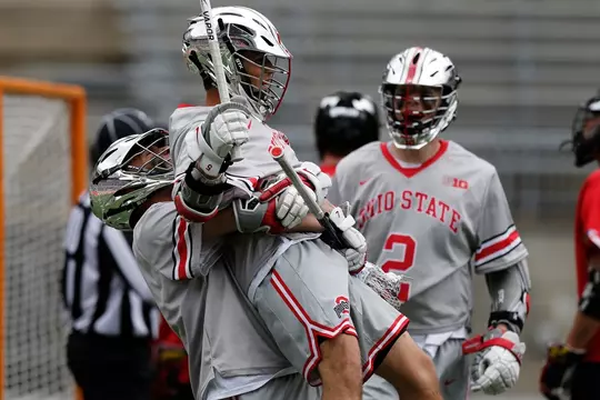 Ohio State men's lacrosse vs Maryland Saturday, April 20, 2019, in Columbus, Ohio. (Photo/Jay LaPrete)