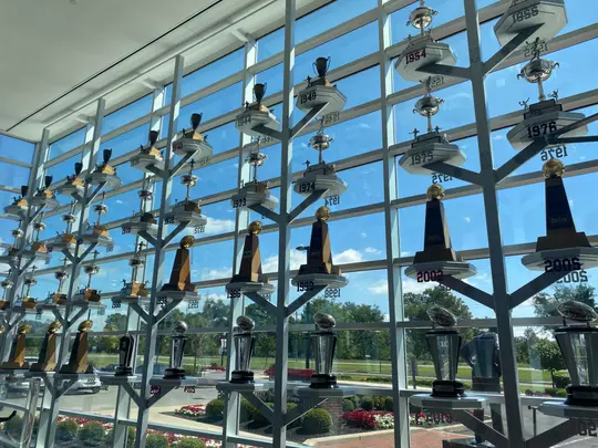 Woody Hayes Complex Trophy Display
