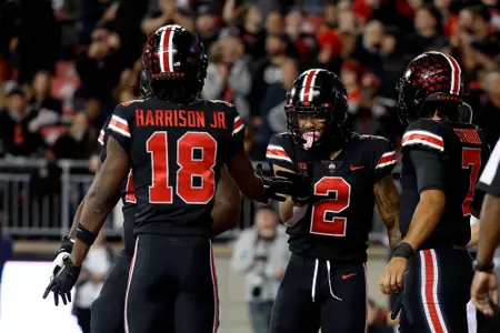 Ohio State play Wisconsin at Ohio Stadium on Saturday, September 24, 2022 in Columbus, Ohio.