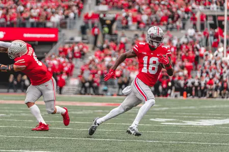 Marvin Harrison Jr. Action shot
