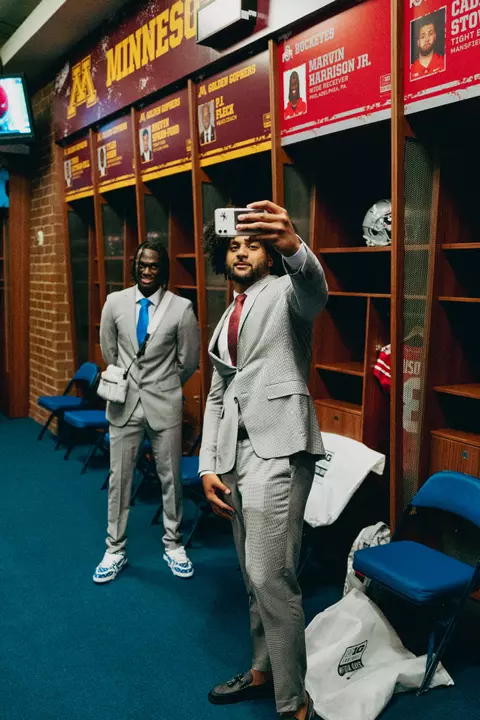 Jt and Marvin at Media Day
