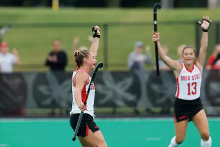 Ohio State field hockey vs. Lehigh Sunday, Sept. 4, 2022, in Columbus, Ohio. (Photo/Jay LaPrete)