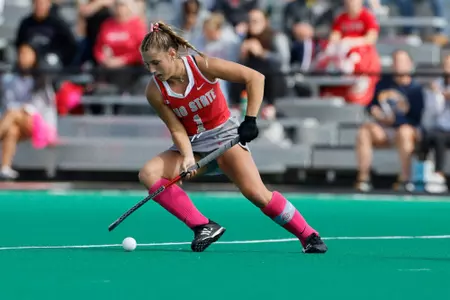 Ohio State field hockey vs. Kent State Sunday, Oct. 2, 2022, in Columbus, Ohio. (Photo/Jay LaPrete)