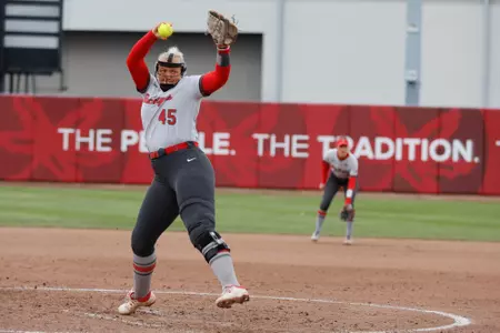 Ohio State softball vs. Minnesota Sunday, April 30, 2023, in Columbus, Ohio. (Photo/Jay LaPrete)