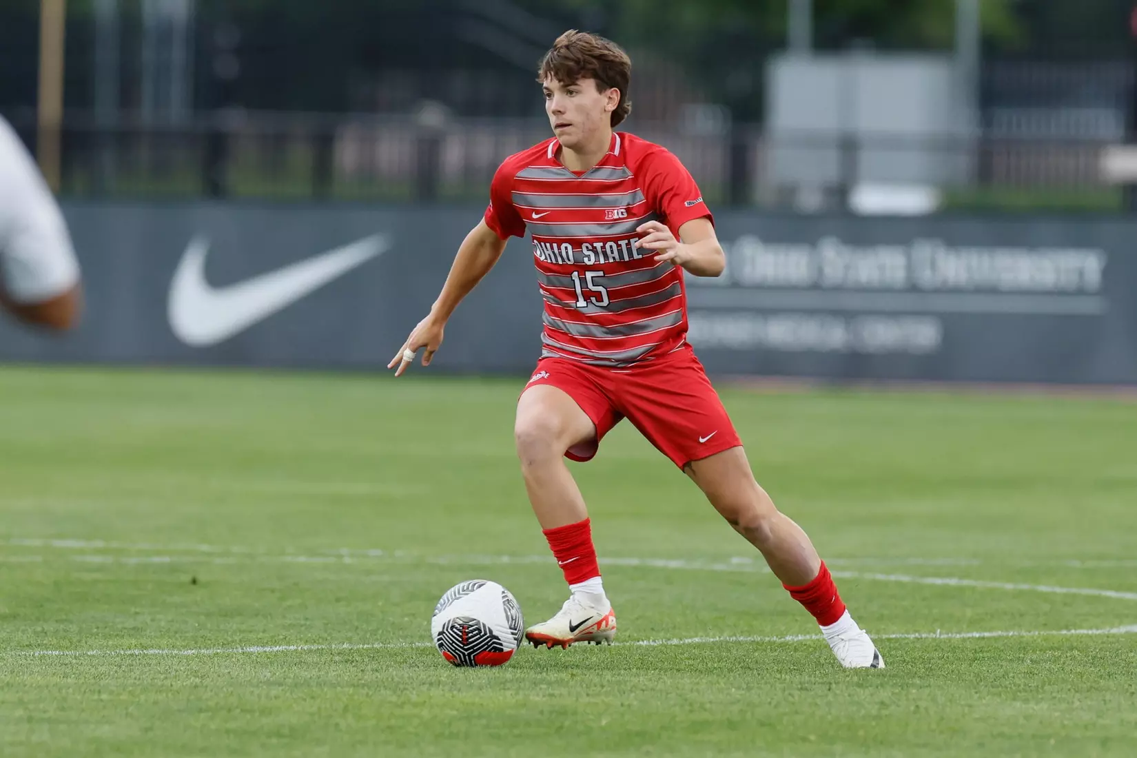 Ohio State men's soccer vs. Oakland Tuesday, Aug. 15, 2023, in Columbus, Ohio. (Photo/Jay LaPrete)