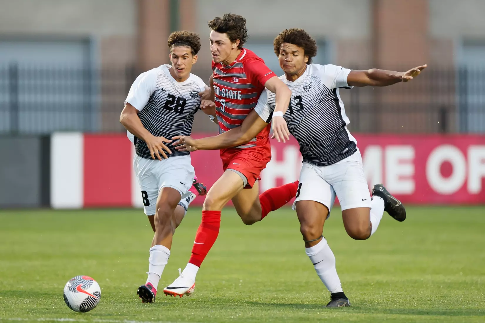 Ohio State men's soccer vs. Oakland Tuesday, Aug. 15, 2023, in Columbus, Ohio. (Photo/Jay LaPrete)