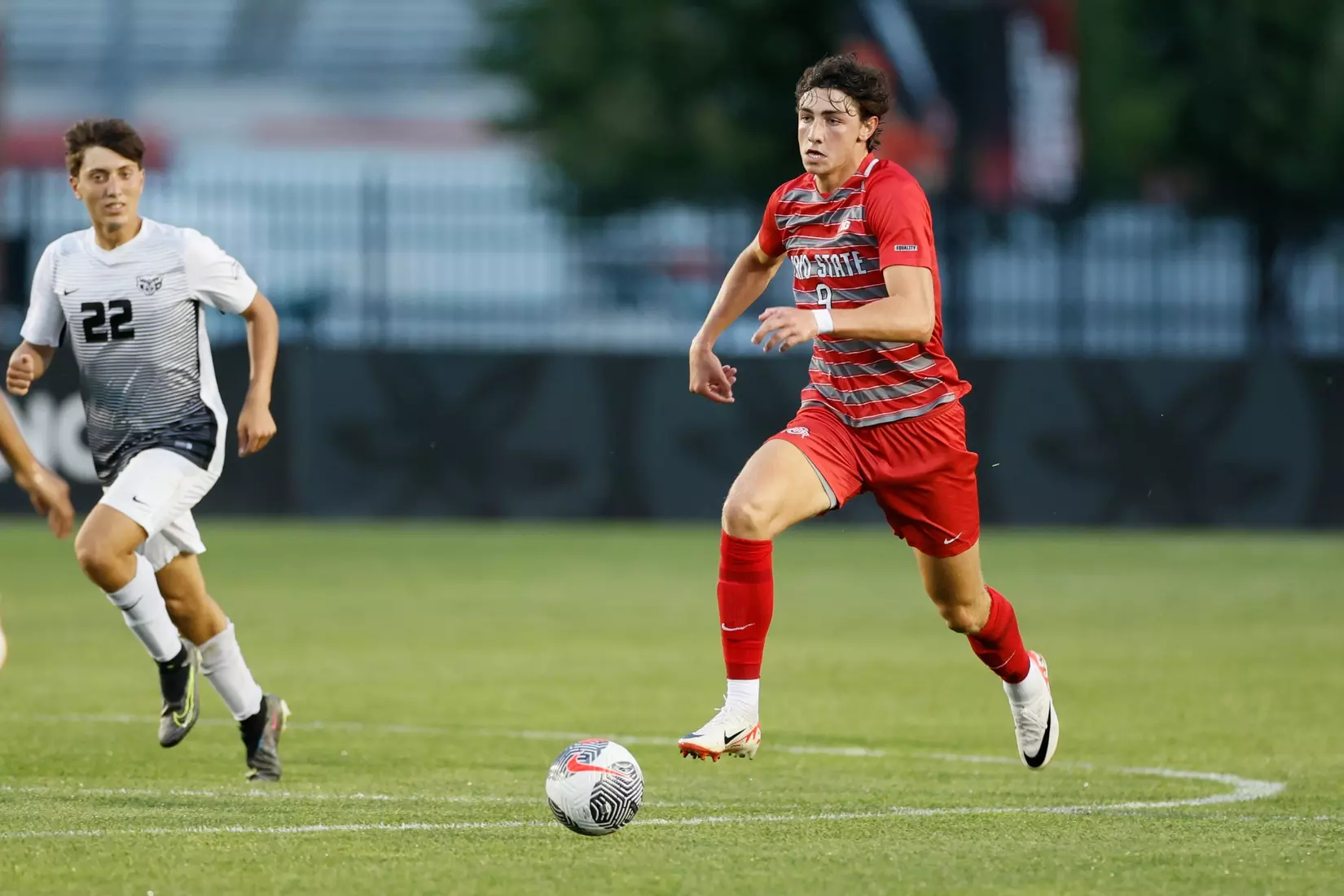 Ohio State men's soccer vs. Oakland Tuesday, Aug. 15, 2023, in Columbus, Ohio. (Photo/Jay LaPrete)