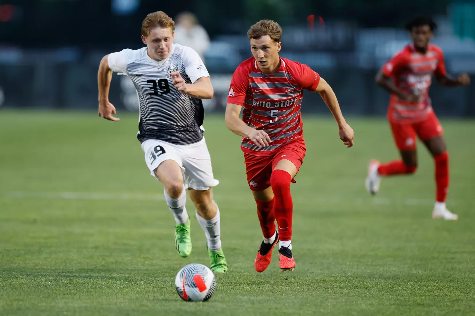 Ohio State men's soccer vs. Oakland Tuesday, Aug. 15, 2023, in Columbus, Ohio. (Photo/Jay LaPrete)
