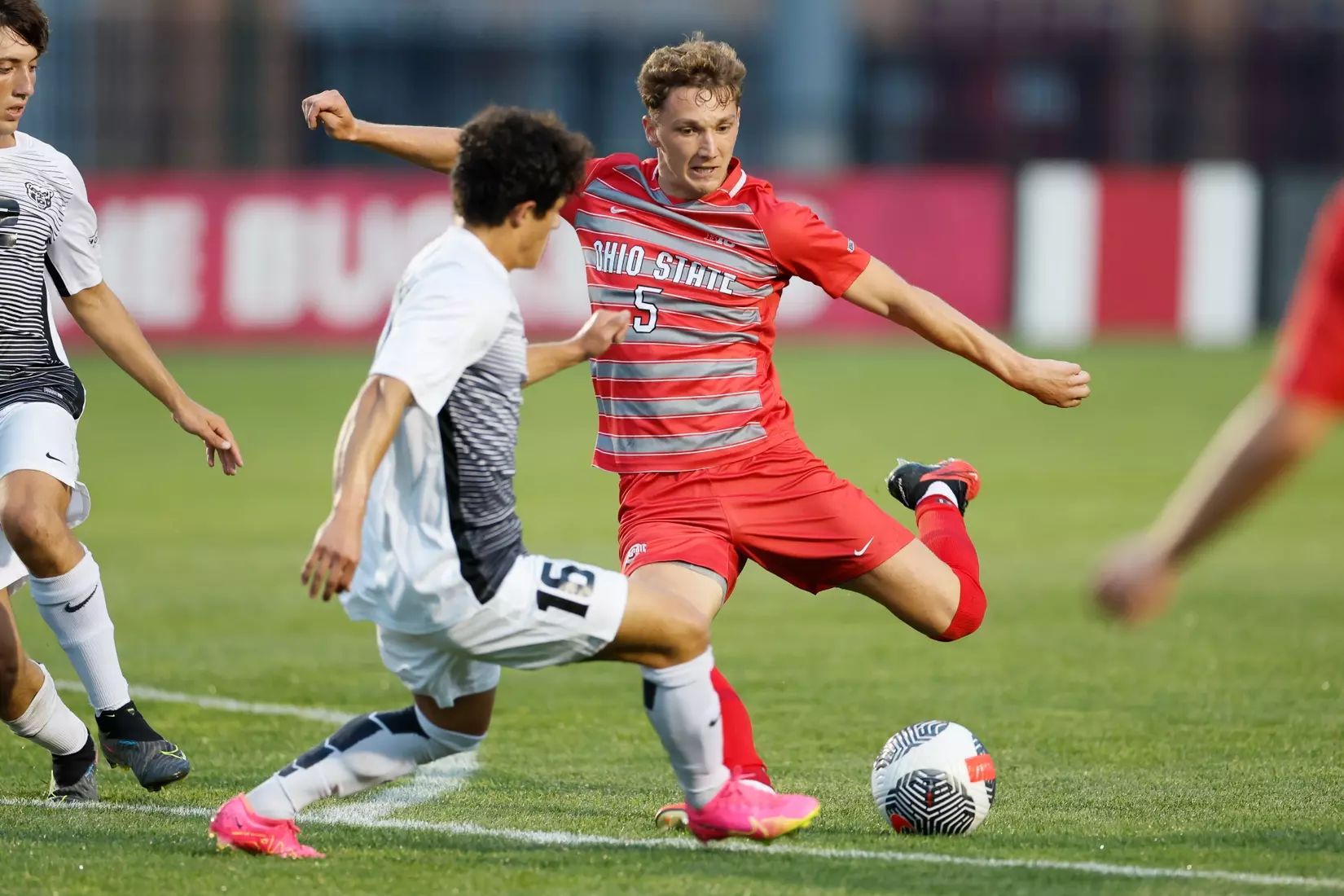 Ohio State men's soccer vs. Oakland Tuesday, Aug. 15, 2023, in Columbus, Ohio. (Photo/Jay LaPrete)