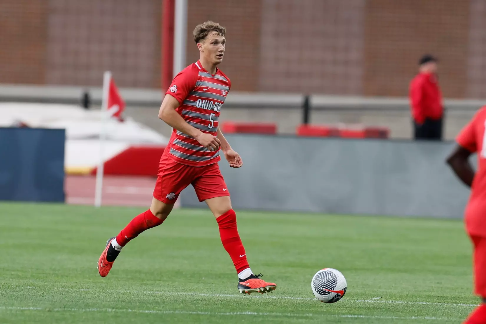 Ohio State men's soccer vs. Oakland Tuesday, Aug. 15, 2023, in Columbus, Ohio. (Photo/Jay LaPrete)
