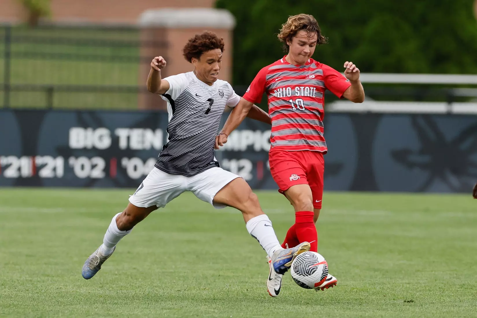 Ohio State men's soccer vs. Oakland Tuesday, Aug. 15, 2023, in Columbus, Ohio. (Photo/Jay LaPrete)