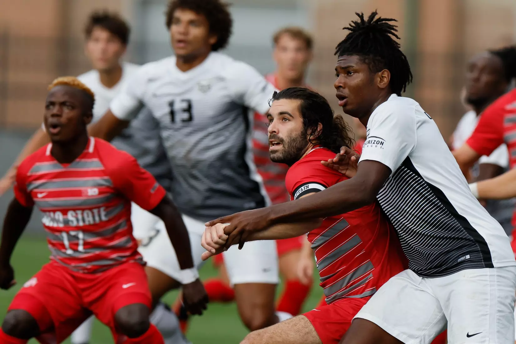 Ohio State men's soccer vs. Oakland Tuesday, Aug. 15, 2023, in Columbus, Ohio. (Photo/Jay LaPrete)