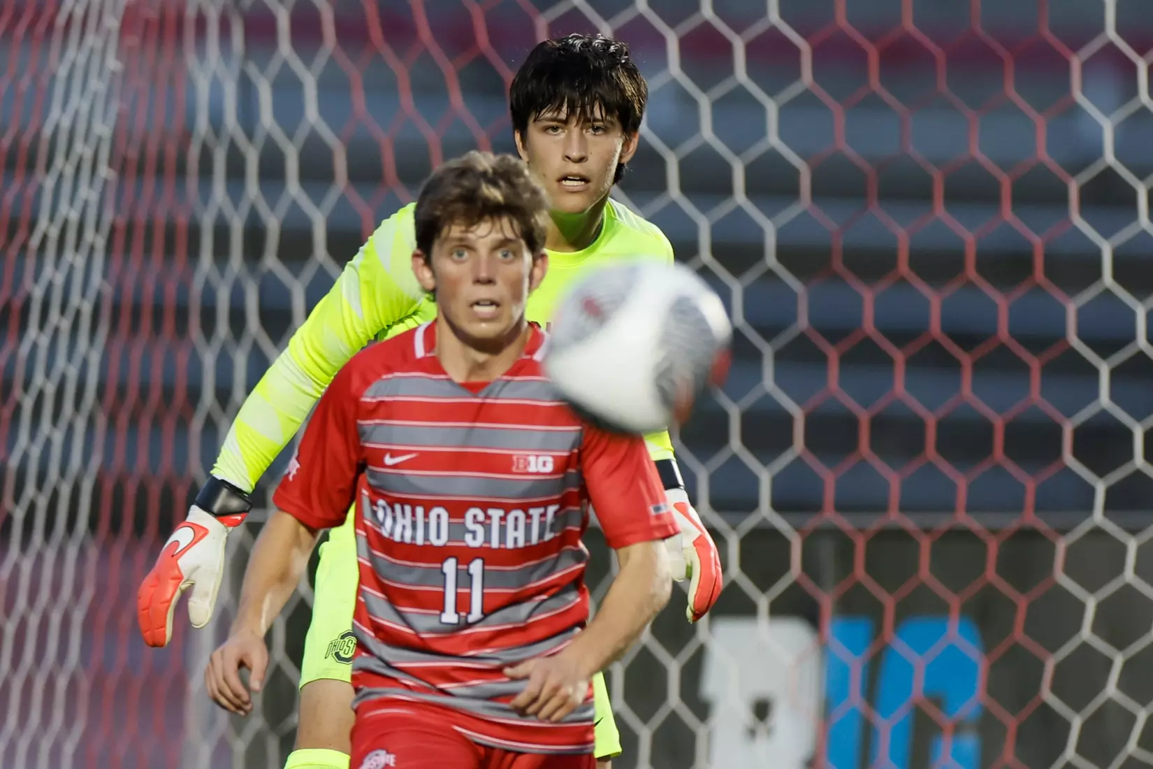 Ohio State men's soccer vs. Oakland Tuesday, Aug. 15, 2023, in Columbus, Ohio. (Photo/Jay LaPrete)