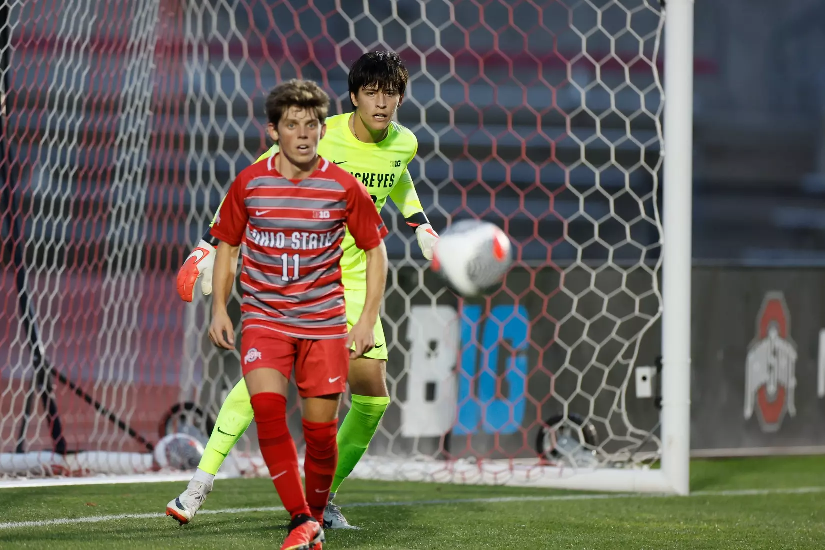 Ohio State men's soccer vs. Oakland Tuesday, Aug. 15, 2023, in Columbus, Ohio. (Photo/Jay LaPrete)