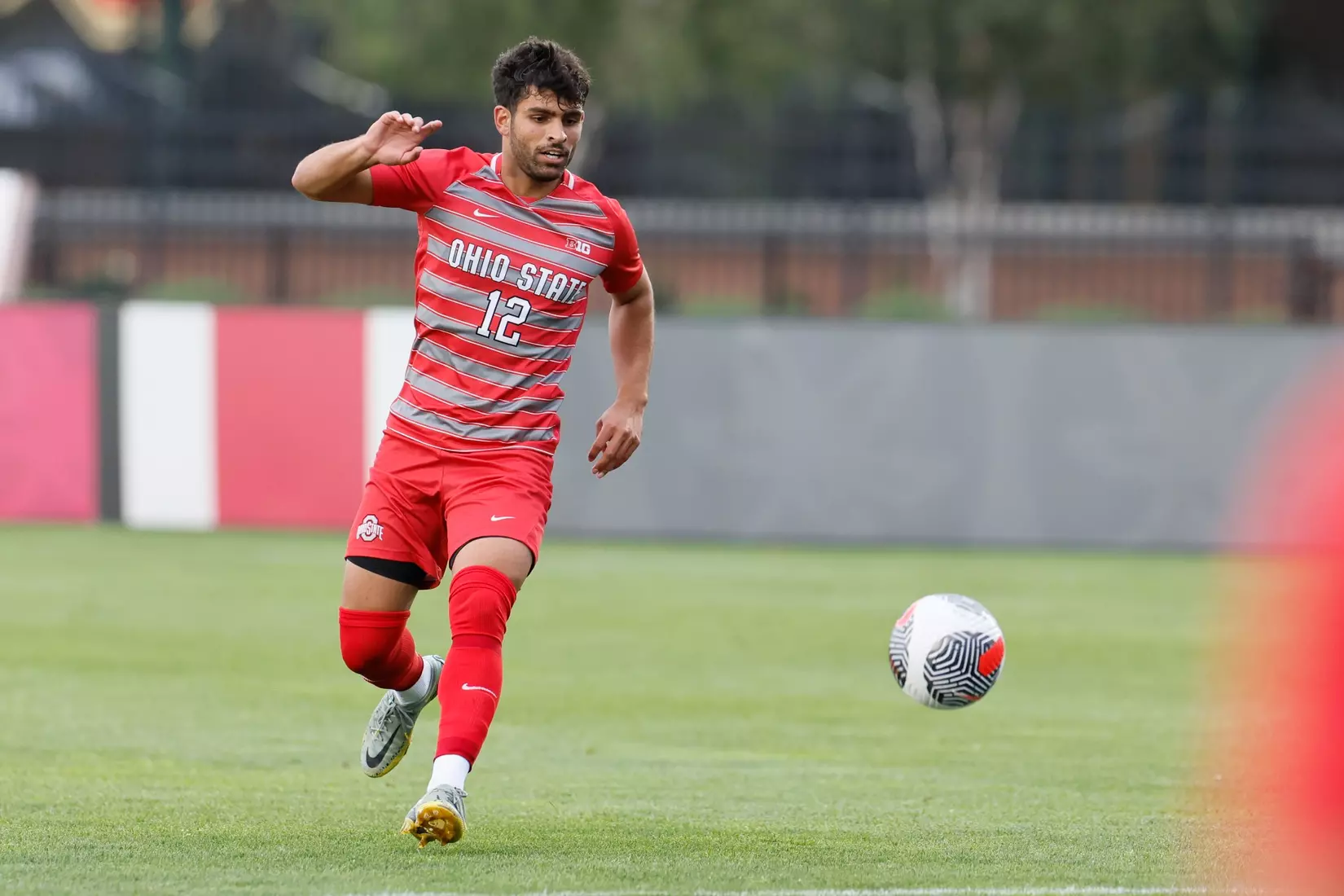 Ohio State men's soccer vs. Oakland Tuesday, Aug. 15, 2023, in Columbus, Ohio. (Photo/Jay LaPrete)