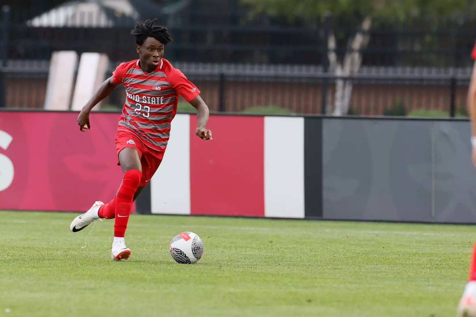 Ohio State men's soccer vs. Oakland Tuesday, Aug. 15, 2023, in Columbus, Ohio. (Photo/Jay LaPrete)