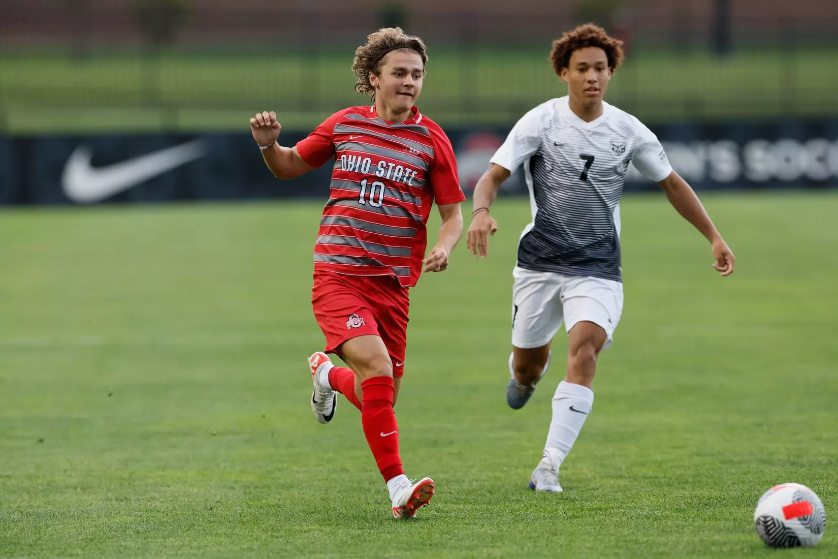 Ohio State men's soccer vs. Oakland Tuesday, Aug. 15, 2023, in Columbus, Ohio. (Photo/Jay LaPrete)