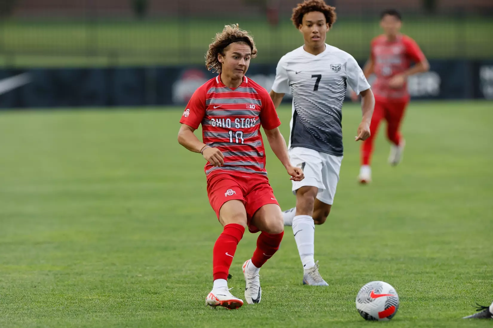 Ohio State men's soccer vs. Oakland Tuesday, Aug. 15, 2023, in Columbus, Ohio. (Photo/Jay LaPrete)