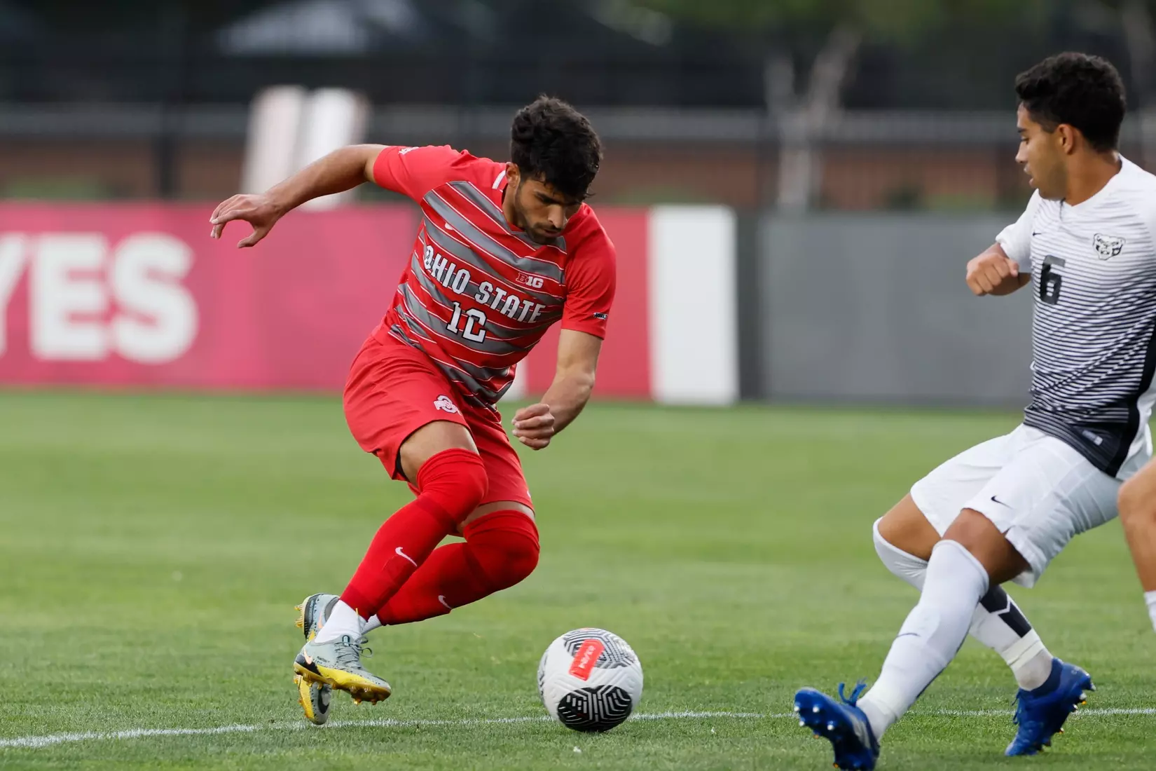 Ohio State men's soccer vs. Oakland Tuesday, Aug. 15, 2023, in Columbus, Ohio. (Photo/Jay LaPrete)