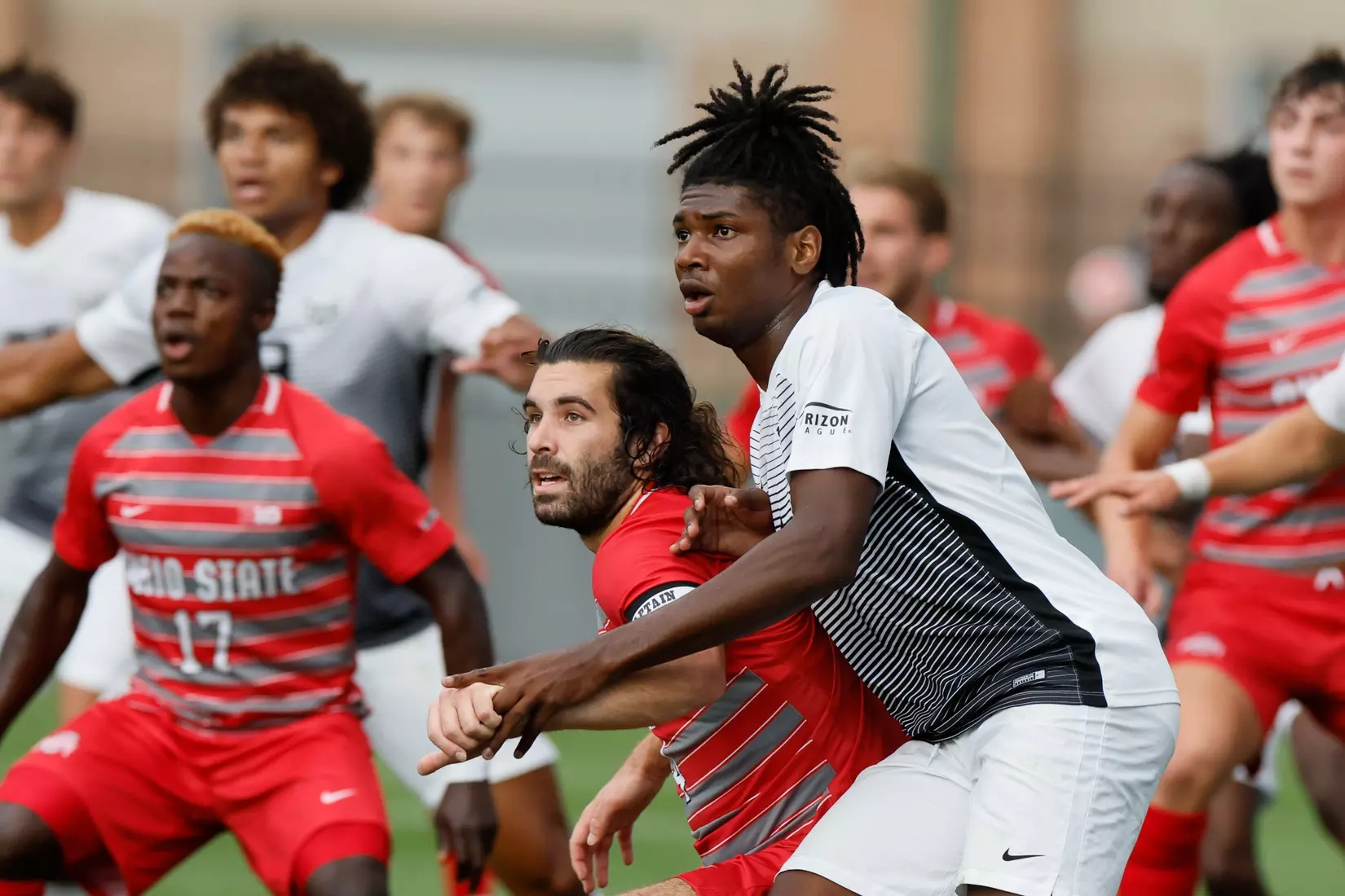 Ohio State men's soccer vs. Oakland Tuesday, Aug. 15, 2023, in Columbus, Ohio. (Photo/Jay LaPrete)