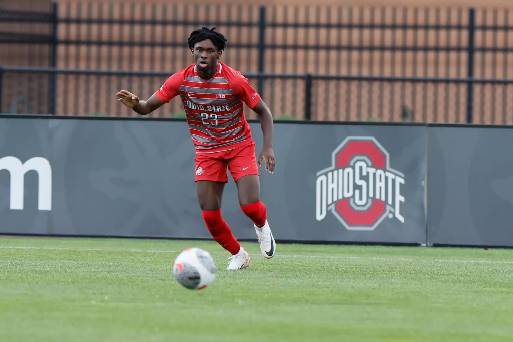 Ohio State men's soccer vs. Oakland Tuesday, Aug. 15, 2023, in Columbus, Ohio. (Photo/Jay LaPrete)