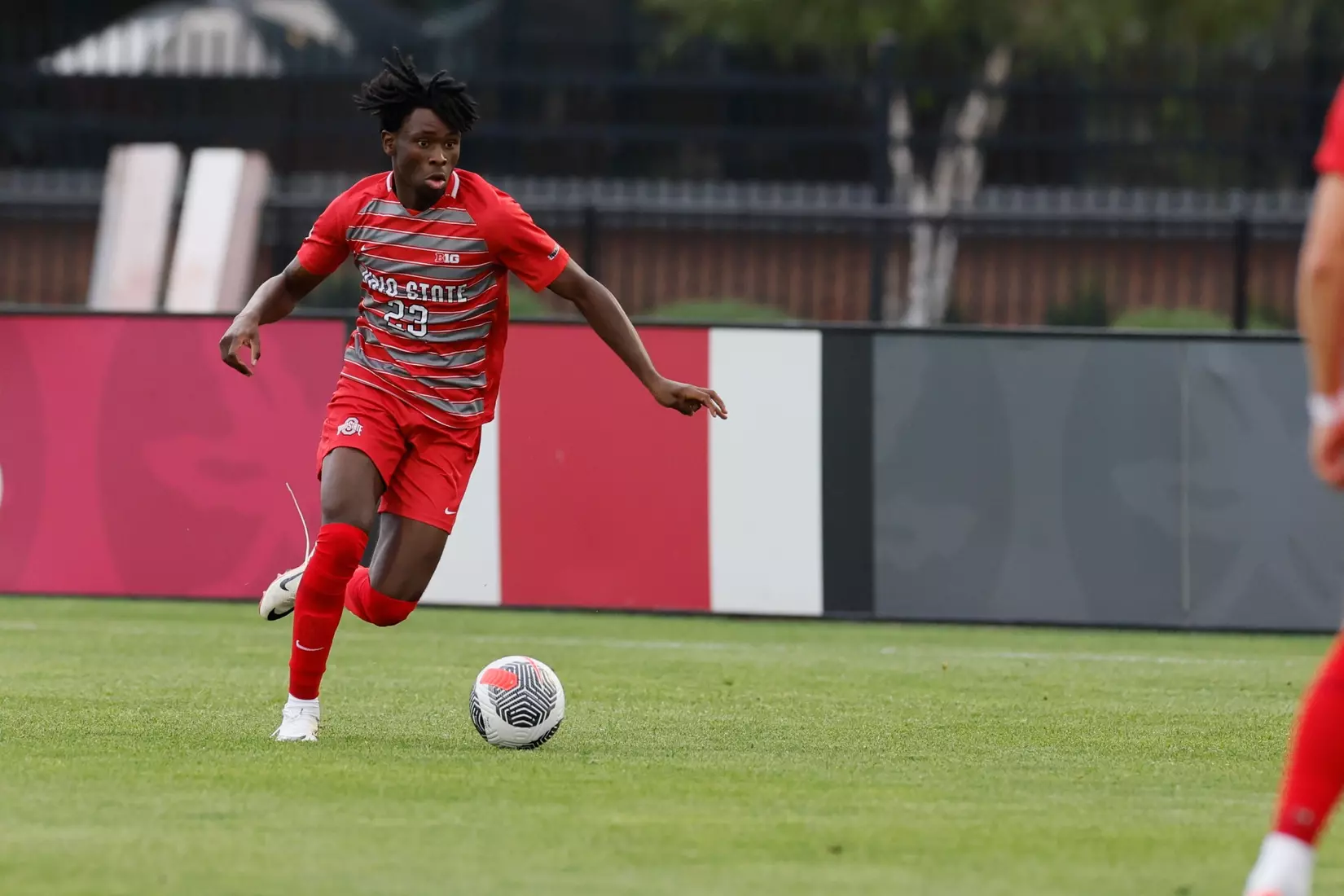 Ohio State men's soccer vs. Oakland Tuesday, Aug. 15, 2023, in Columbus, Ohio. (Photo/Jay LaPrete)