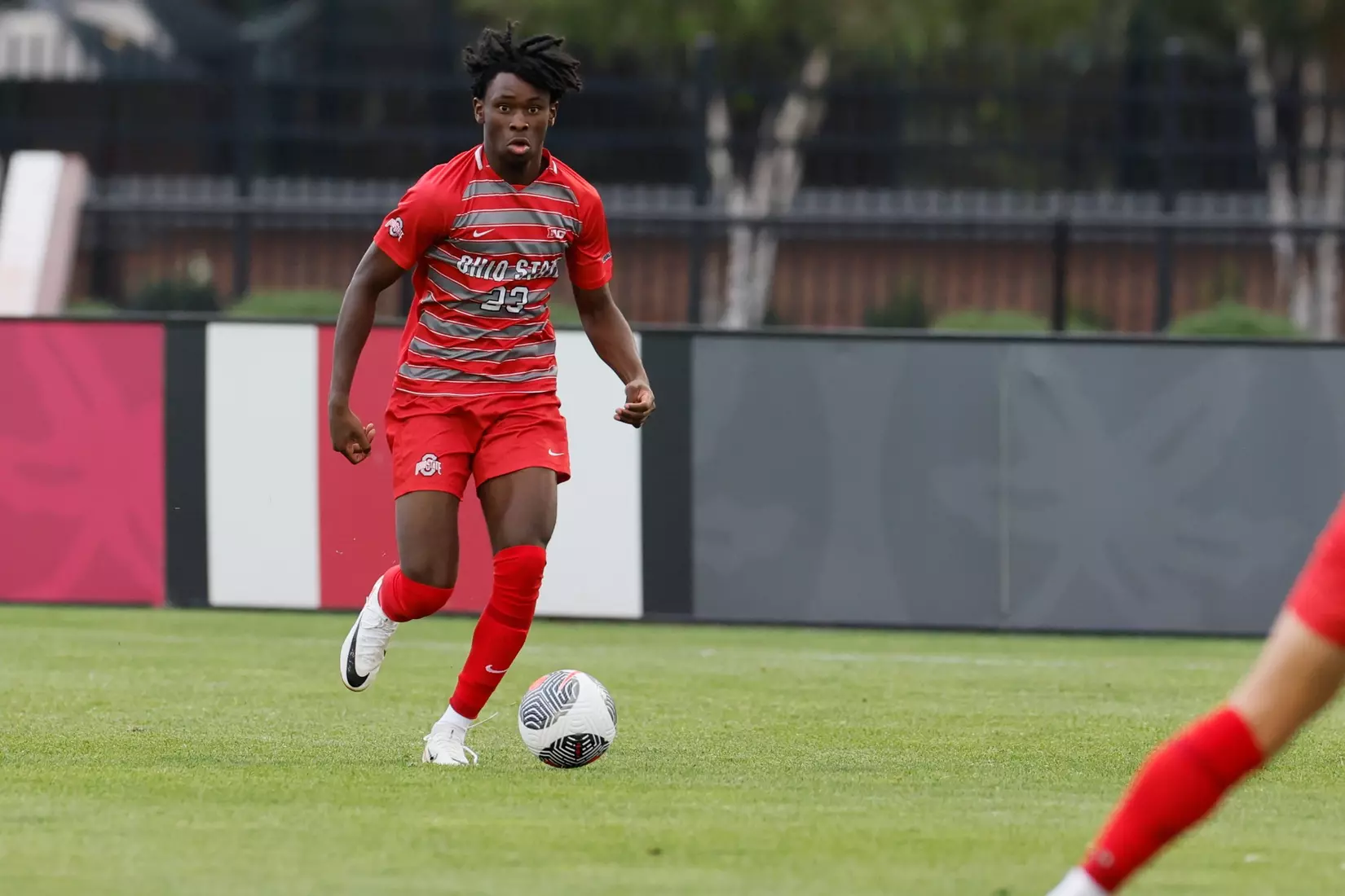Ohio State men's soccer vs. Oakland Tuesday, Aug. 15, 2023, in Columbus, Ohio. (Photo/Jay LaPrete)