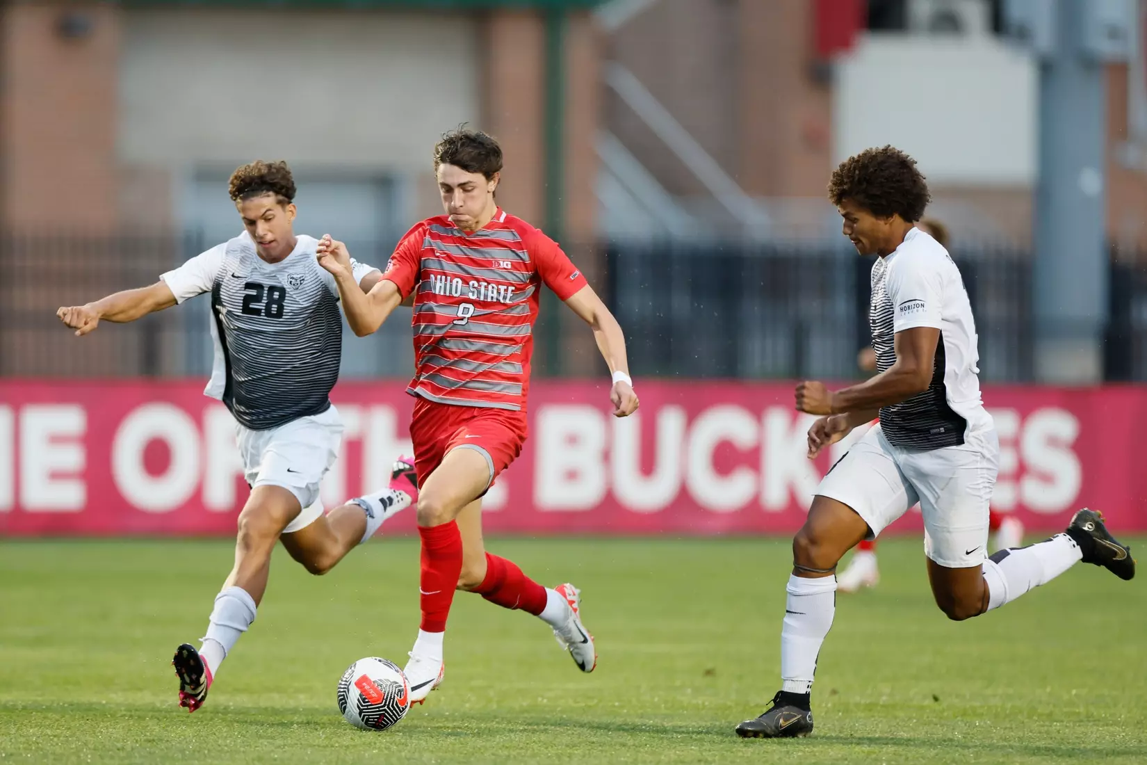 Ohio State men's soccer vs. Oakland Tuesday, Aug. 15, 2023, in Columbus, Ohio. (Photo/Jay LaPrete)
