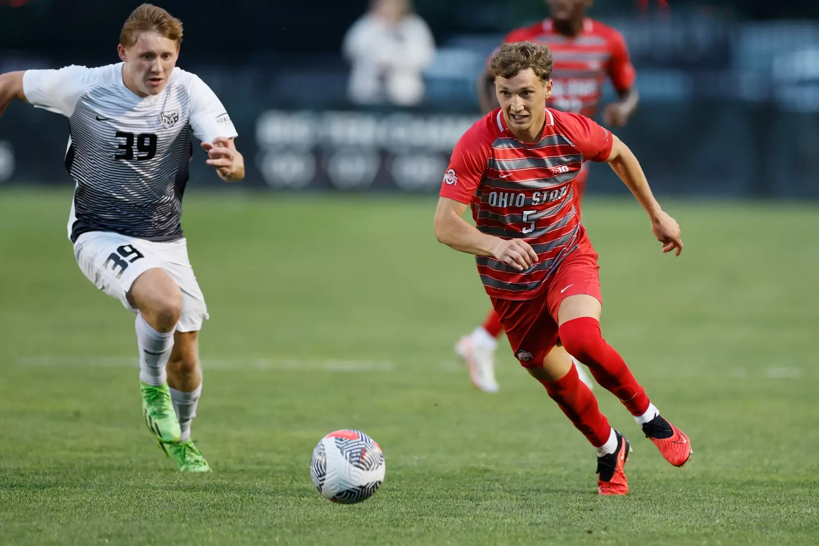 Ohio State men's soccer vs. Oakland Tuesday, Aug. 15, 2023, in Columbus, Ohio. (Photo/Jay LaPrete)