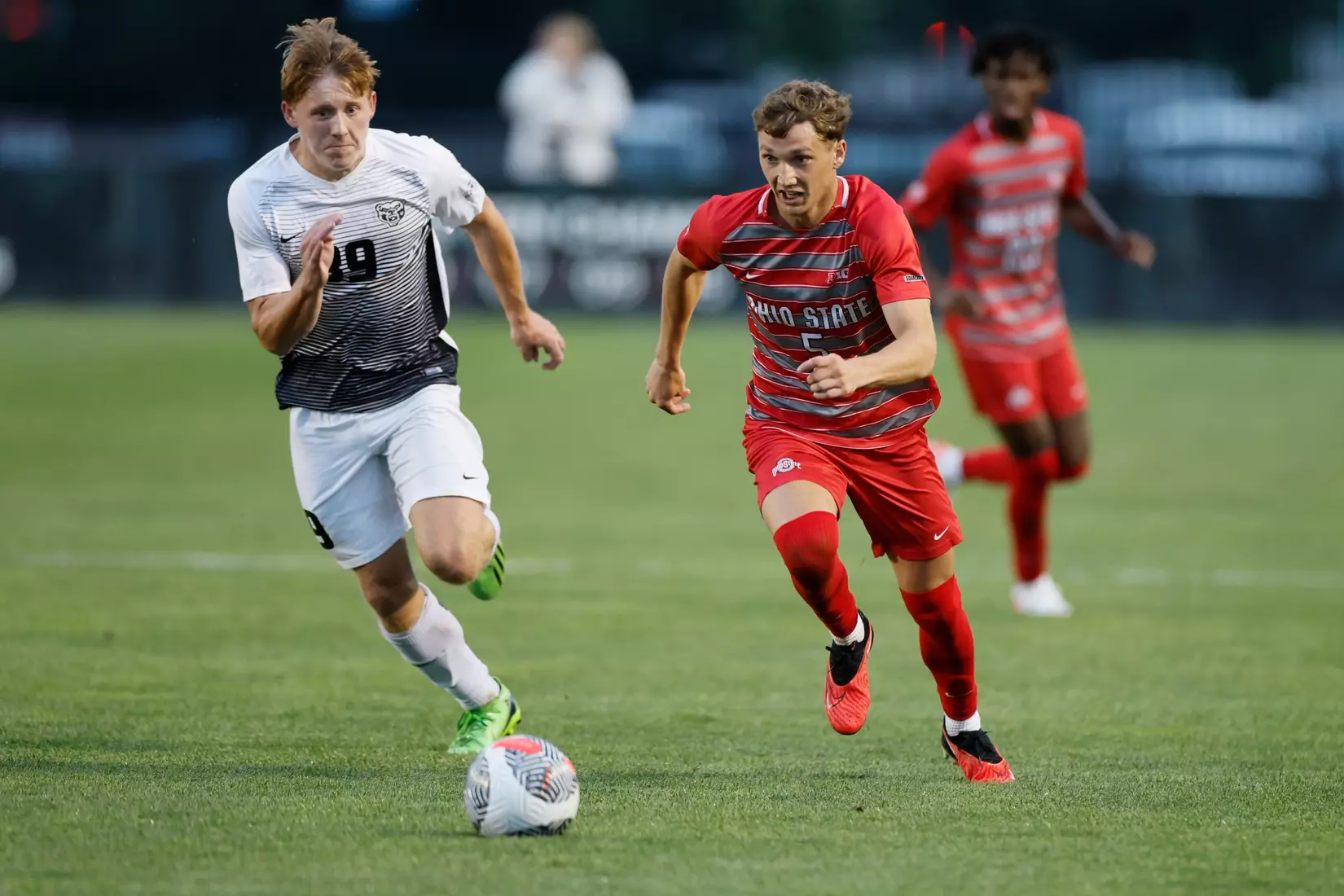 Ohio State men's soccer vs. Oakland Tuesday, Aug. 15, 2023, in Columbus, Ohio. (Photo/Jay LaPrete)