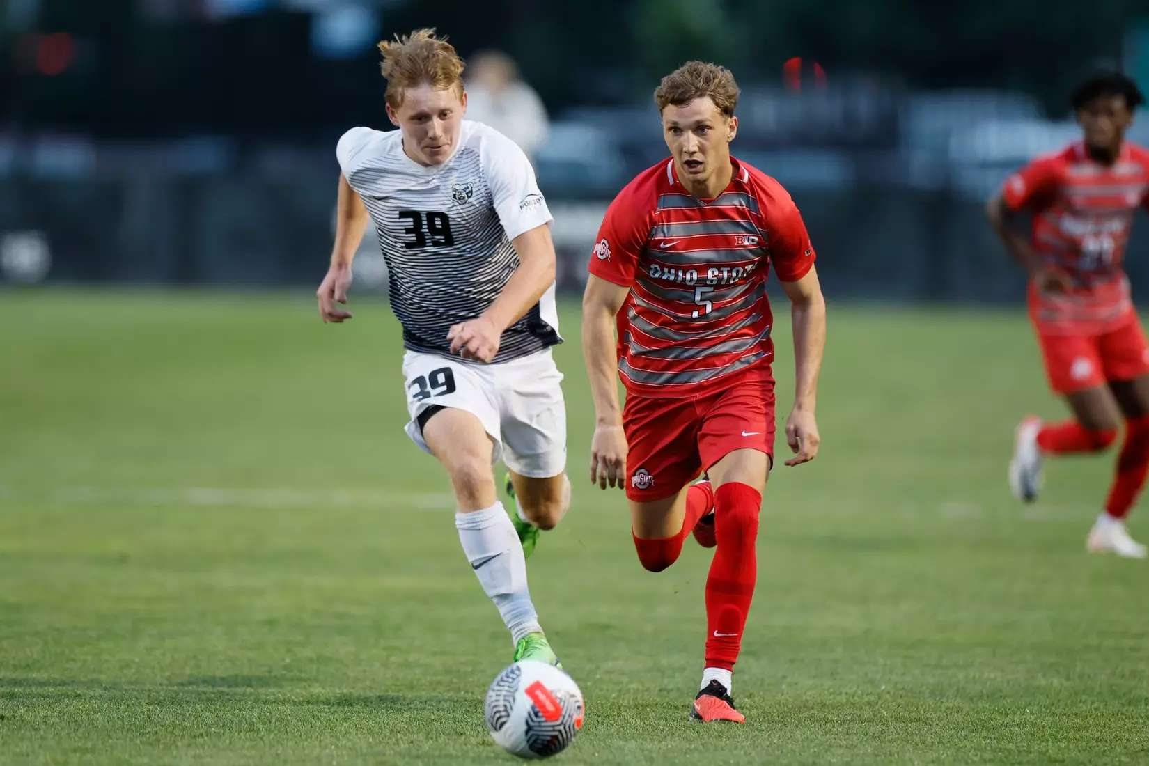 Ohio State men's soccer vs. Oakland Tuesday, Aug. 15, 2023, in Columbus, Ohio. (Photo/Jay LaPrete)