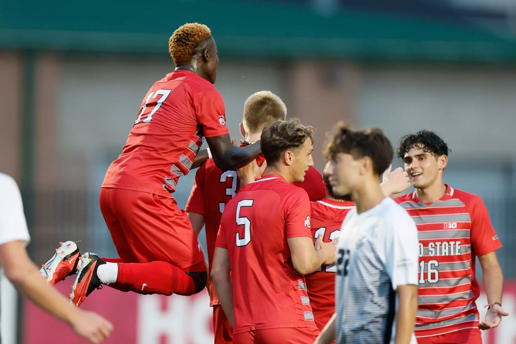 Ohio State men's soccer vs. Oakland Tuesday, Aug. 15, 2023, in Columbus, Ohio. (Photo/Jay LaPrete)