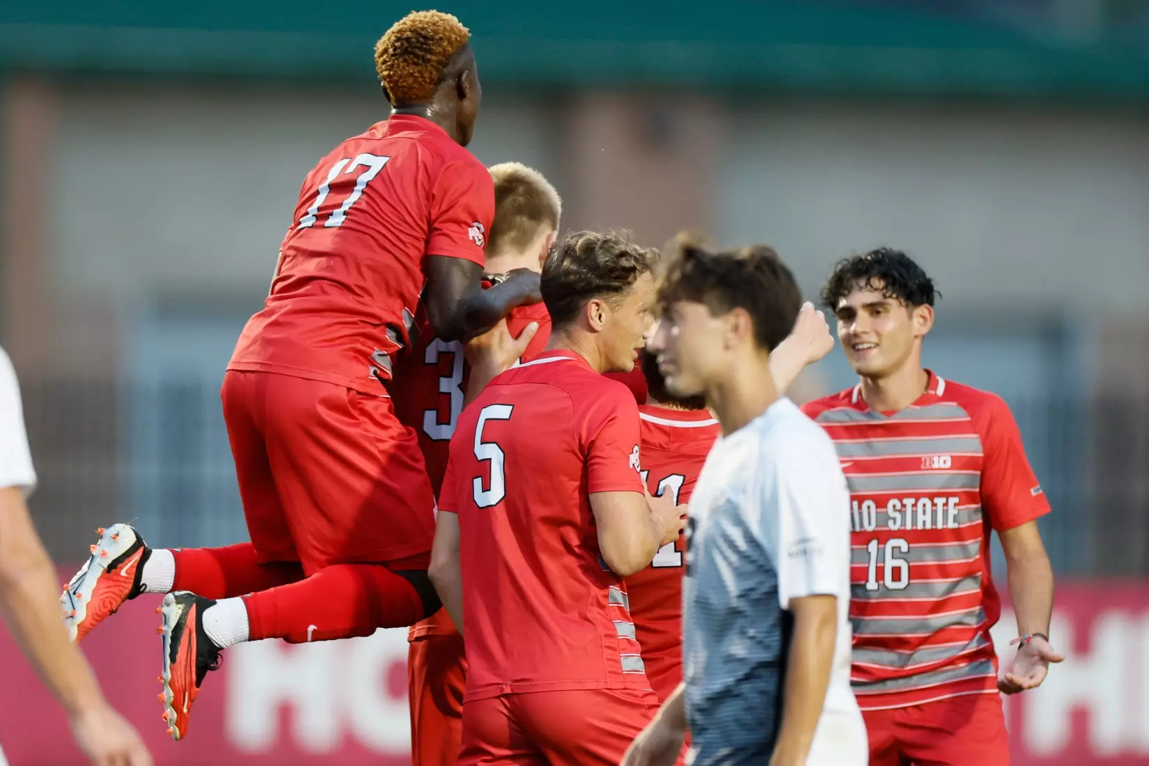 Ohio State men's soccer vs. Oakland Tuesday, Aug. 15, 2023, in Columbus, Ohio. (Photo/Jay LaPrete)