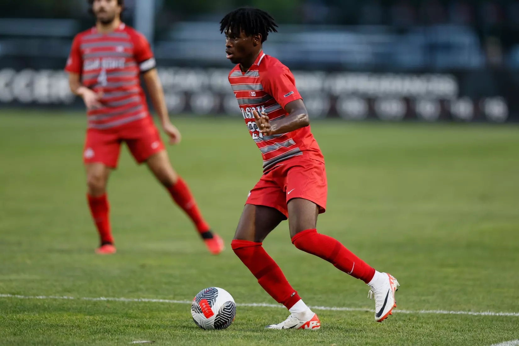 Ohio State men's soccer vs. Oakland Tuesday, Aug. 15, 2023, in Columbus, Ohio. (Photo/Jay LaPrete)