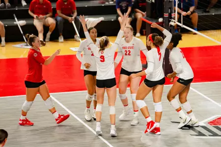 Ohio State Women's Volleyball Team Celebration