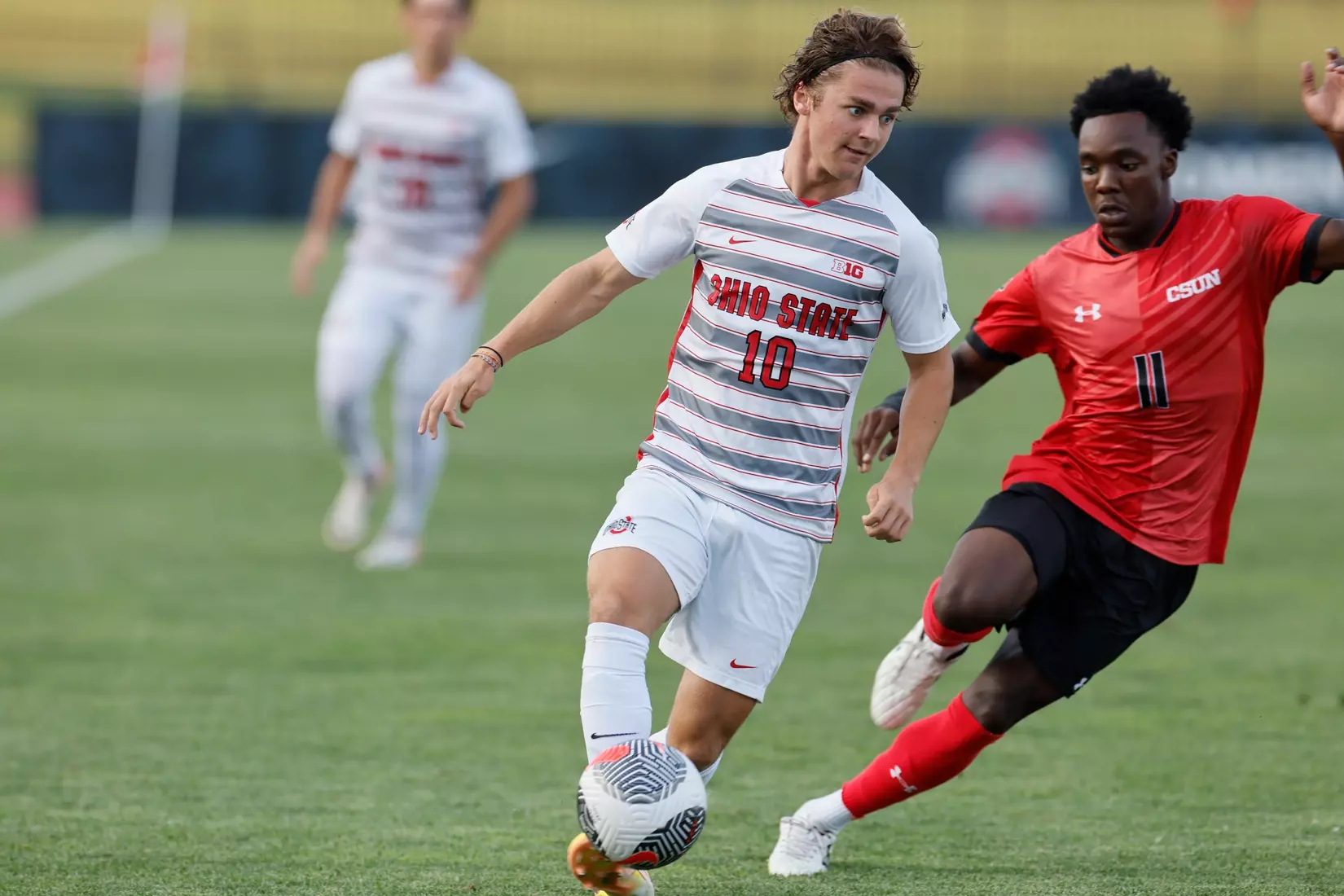 Ohio State men's soccer vs. Cal State Northridge Thursday, Aug. 24, 2023, in Columbus, Ohio. (Photo/Jay LaPrete)
