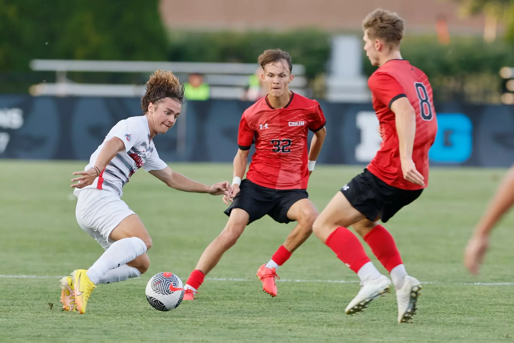 Ohio State men's soccer vs. Cal State Northridge Thursday, Aug. 24, 2023, in Columbus, Ohio. (Photo/Jay LaPrete)