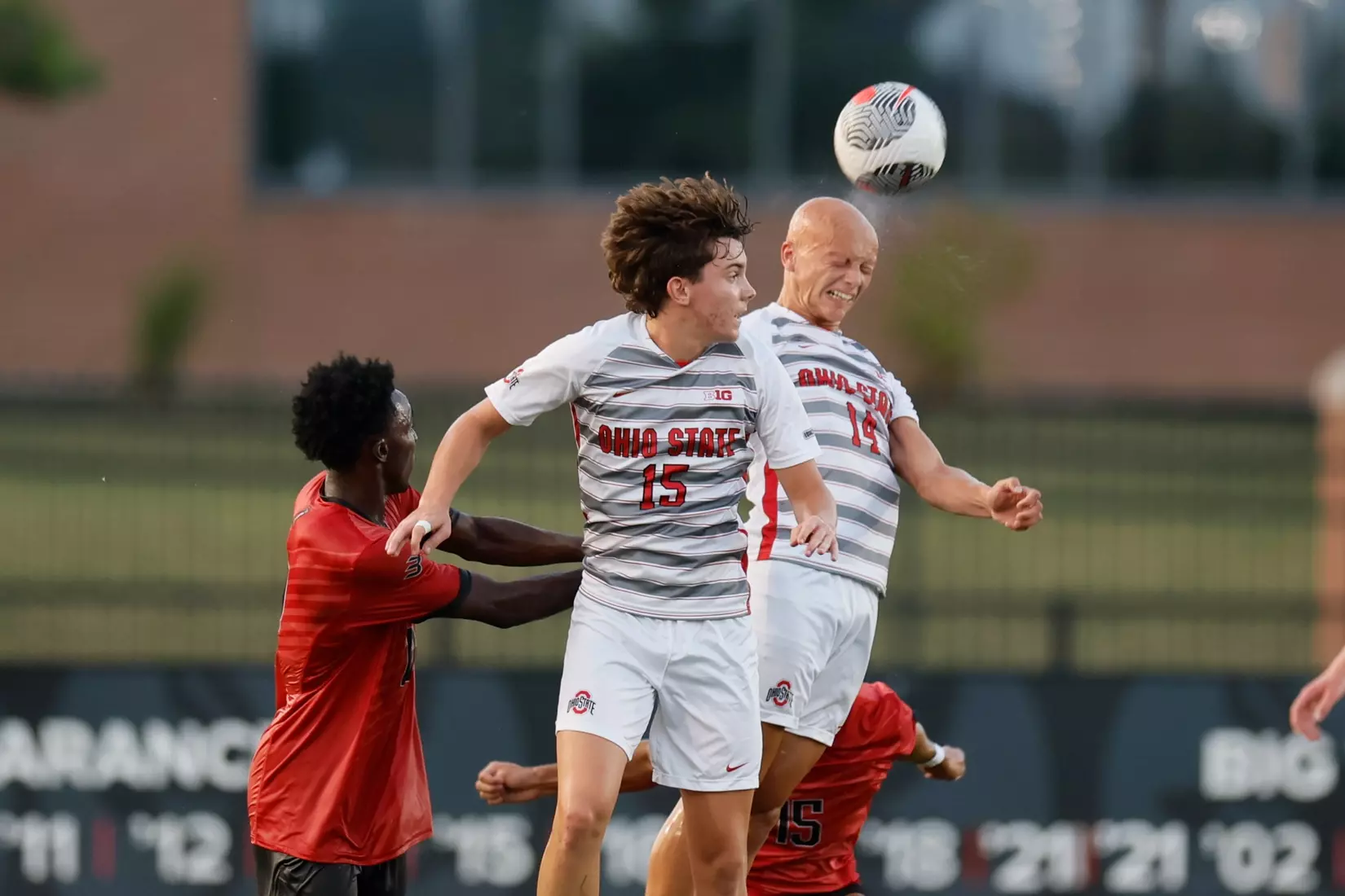 Ohio State men's soccer vs. Cal State Northridge Thursday, Aug. 24, 2023, in Columbus, Ohio. (Photo/Jay LaPrete)