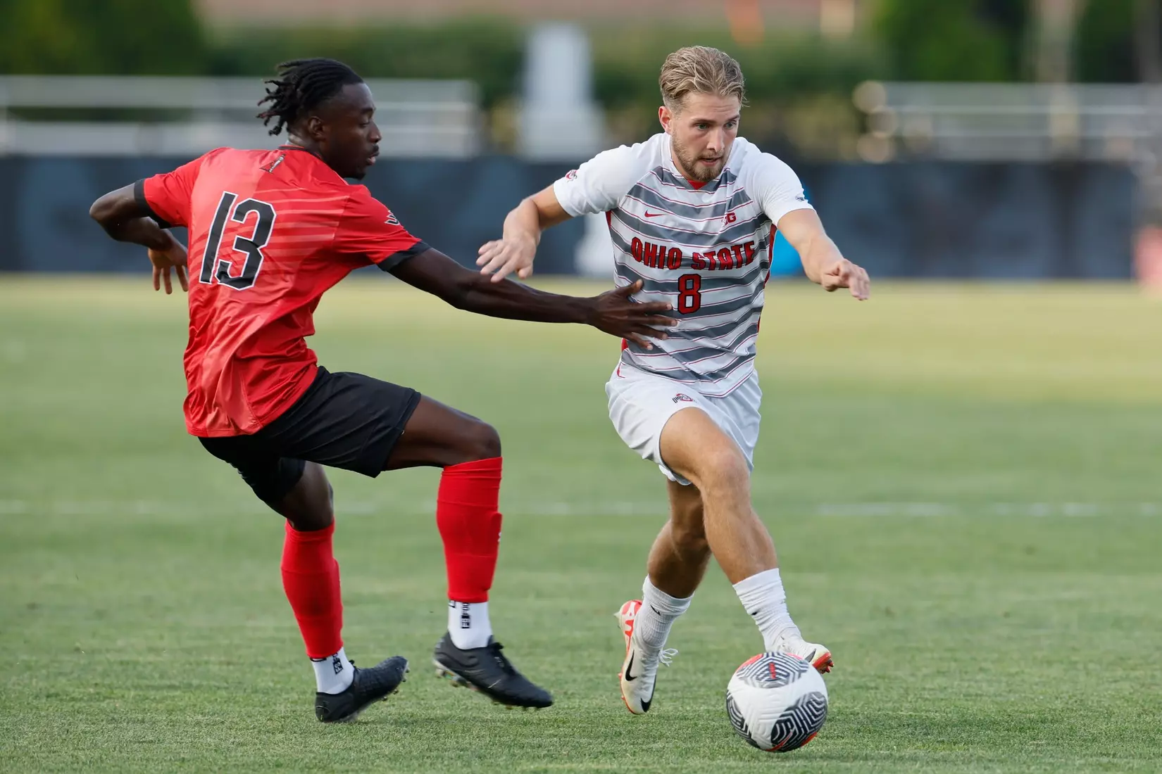 Ohio State men's soccer vs. Cal State Northridge Thursday, Aug. 24, 2023, in Columbus, Ohio. (Photo/Jay LaPrete)