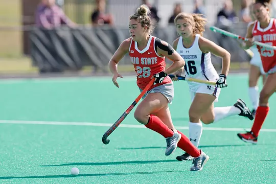 Ohio State field hockey vs. Northwestern Sunday, Oct. 16, 2022, in Columbus, Ohio. (Photo/Jay LaPrete)