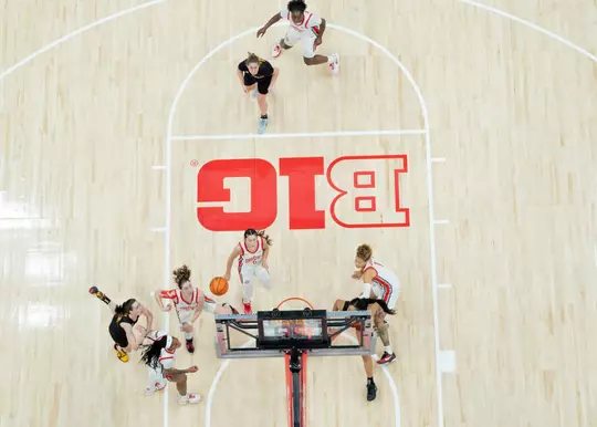 Women's Basketball Bird's Eye