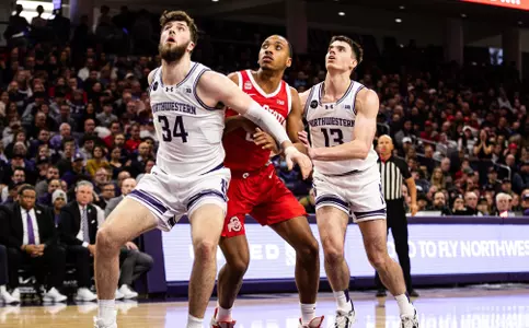 Zed Key at Northwestern on Jan. 27, 2024