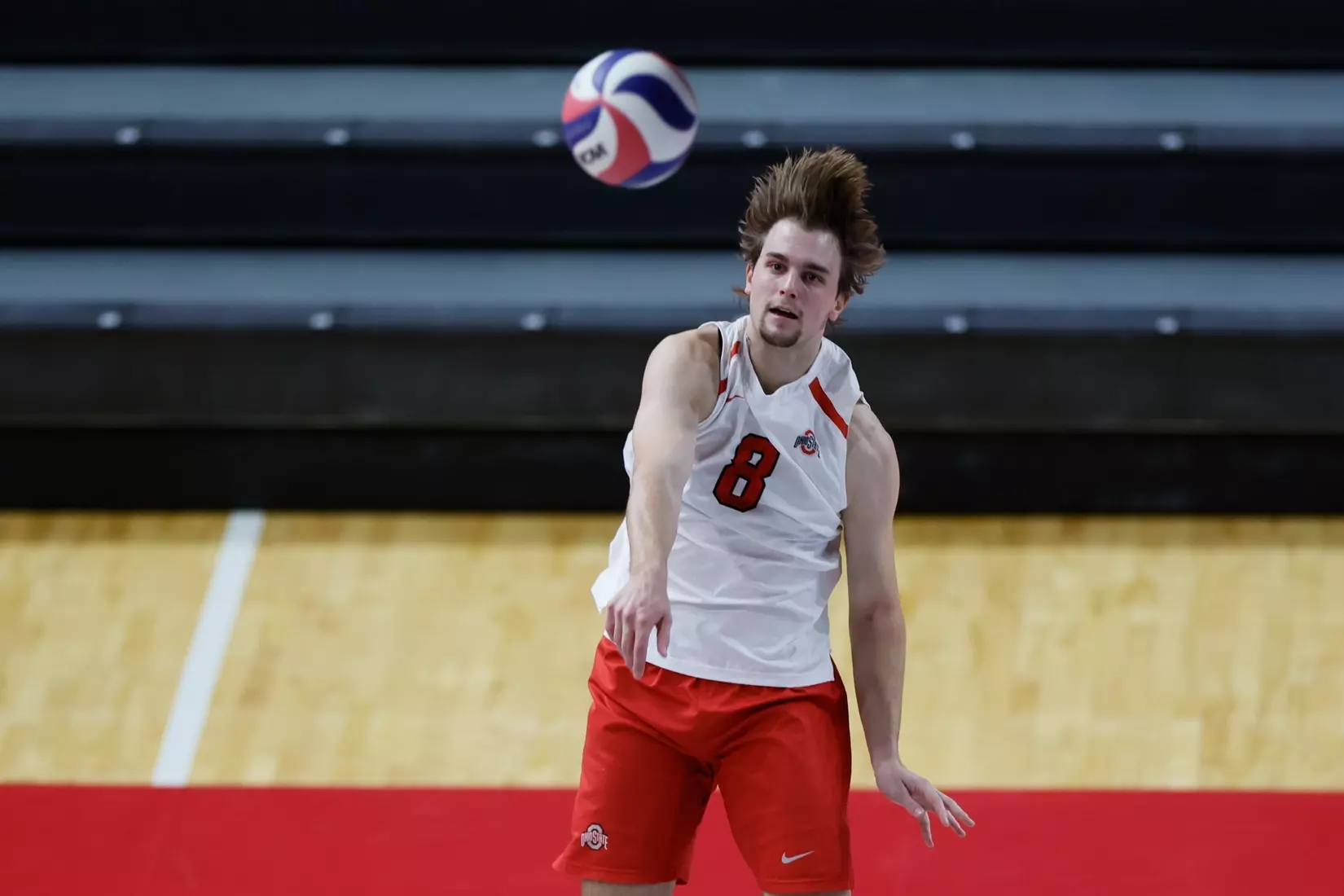 Ohio State men's volleyball vs. North Greenville Wednesday, Jan. 3, 2024, in Columbus, Ohio. (Photo/Jay LaPrete)