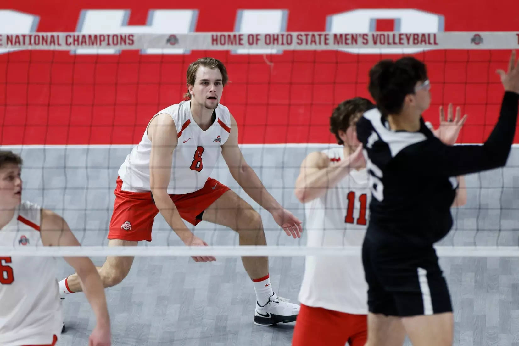 Ohio State men's volleyball vs. North Greenville Wednesday, Jan. 3, 2024, in Columbus, Ohio. (Photo/Jay LaPrete)