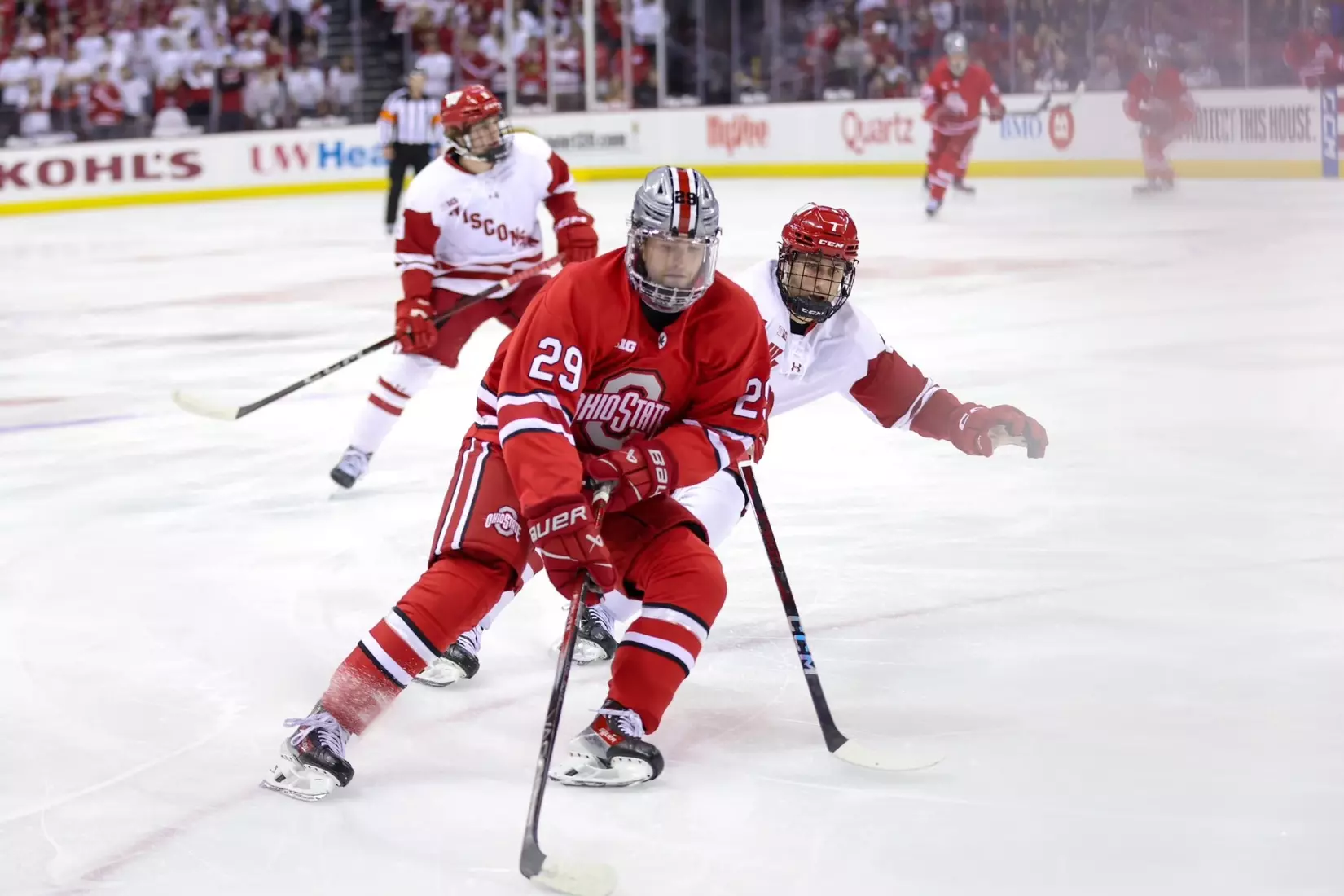 Men's hockey at Wisconsin (10/18/2024)