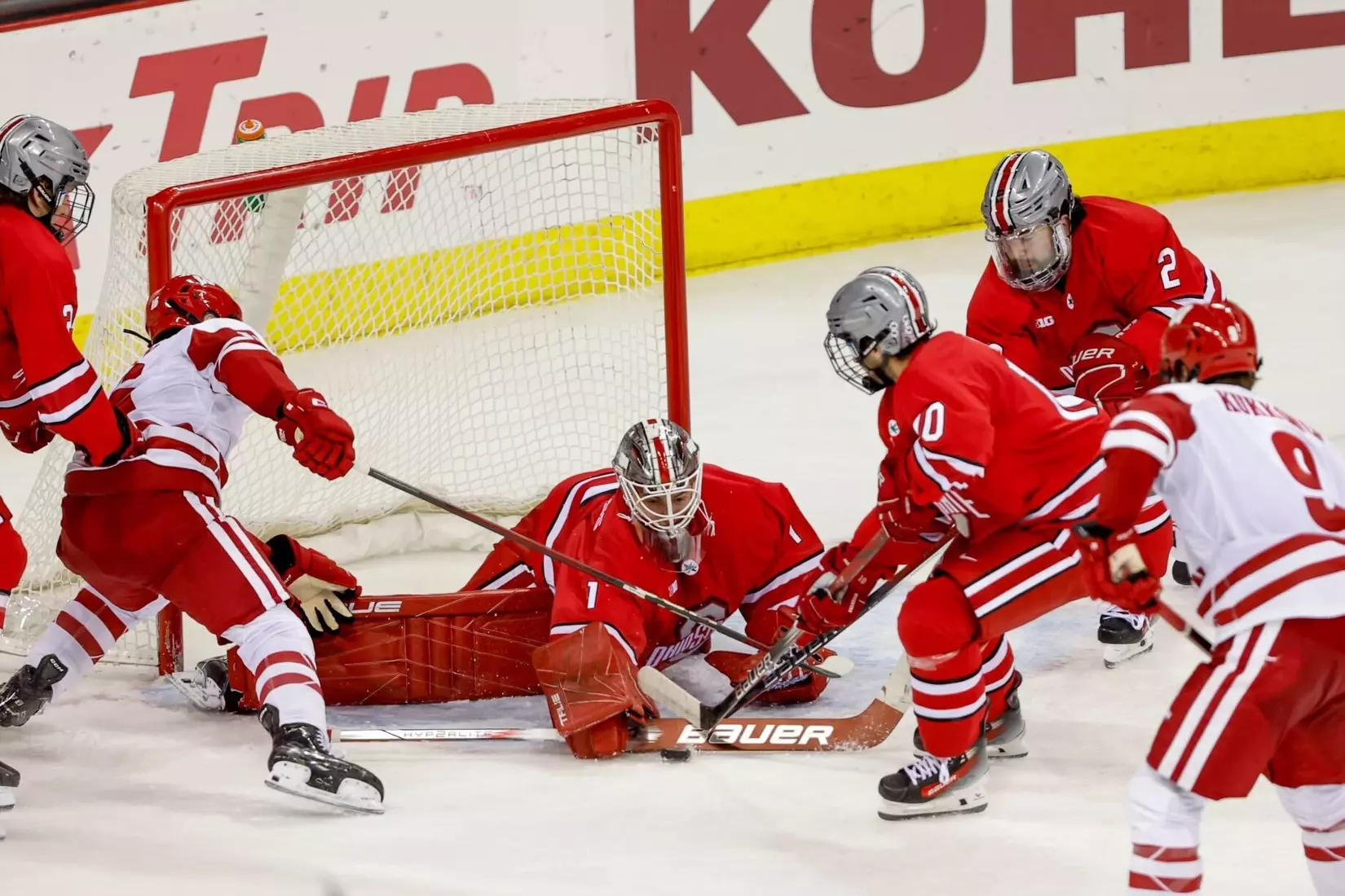 Men's hockey at Wisconsin (10/18/2024)