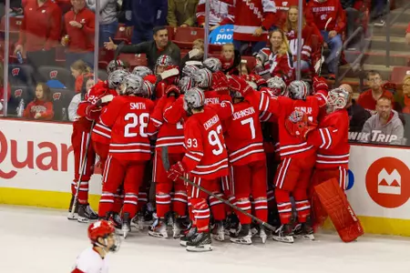 Men's hockey at Wisconsin (10/18/2024)