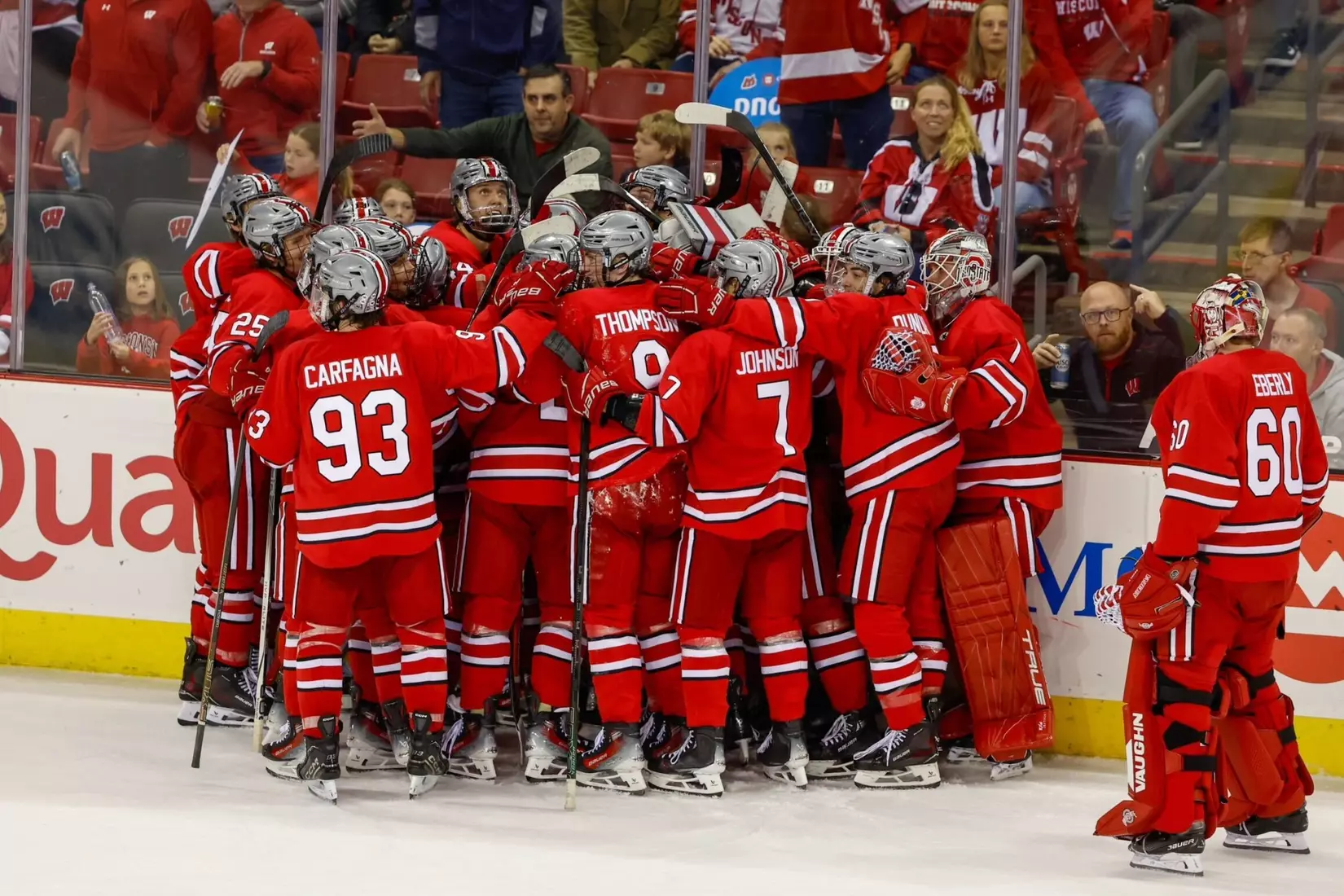 Men's hockey at Wisconsin (10/18/2024)